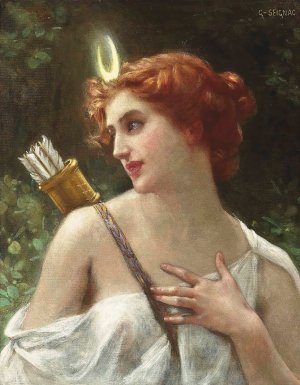 Diana the Huntress by Guillaume Seignac Oil Painting
