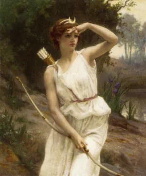 Diana, the Huntress by Guillaume Seignac - Oil Painting Reproduction