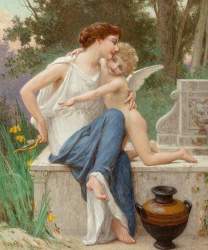 Disarming Cupid by Guillaume Seignac Oil Painting