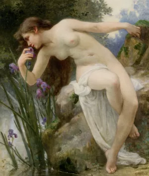 Fragrant Iris by Guillaume Seignac - Oil Painting Reproduction