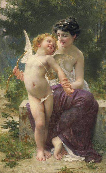 La jeunesse victorieuse by Guillaume Seignac - Hand-Painted Oil Painting Reproduction