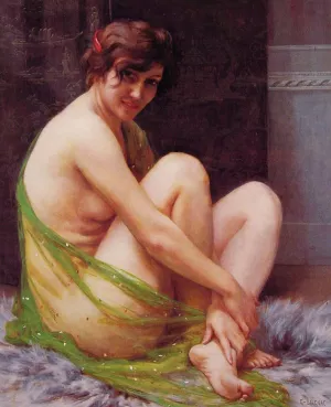 La Paresseuse by Guillaume Seignac - Oil Painting Reproduction