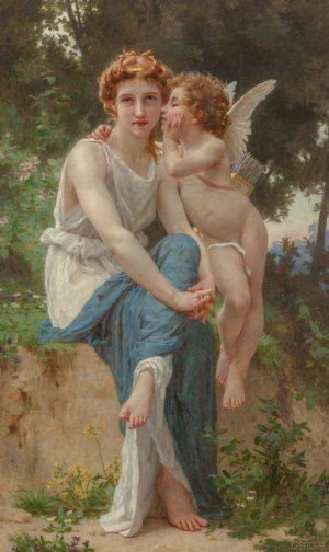 Le secret d'Amour by Guillaume Seignac Oil Painting