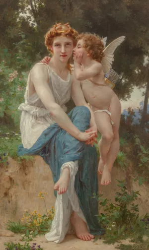 Le secret d'Amour Oil painting by Guillaume Seignac