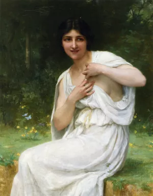 Preparing for the Bath by Guillaume Seignac Oil Painting