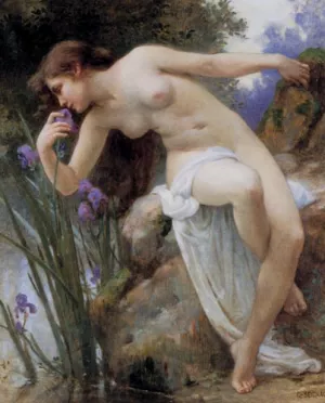 The Fragrant Iris by Guillaume Seignac Oil Painting