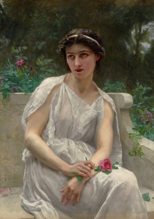 The Red Rose by Guillaume Seignac Oil Painting