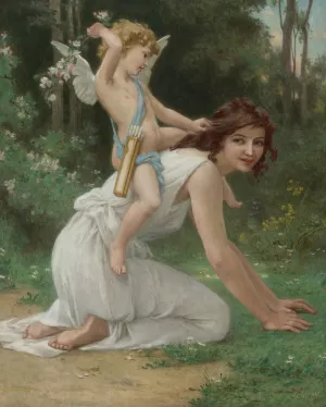 Venus And Cupid by Guillaume Seignac Oil Painting