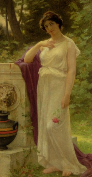 Young Woman with a Rose