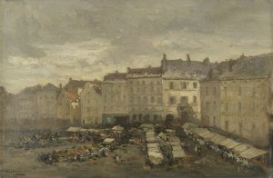 The Grote Zavel by Guillaume Vogels Oil Painting