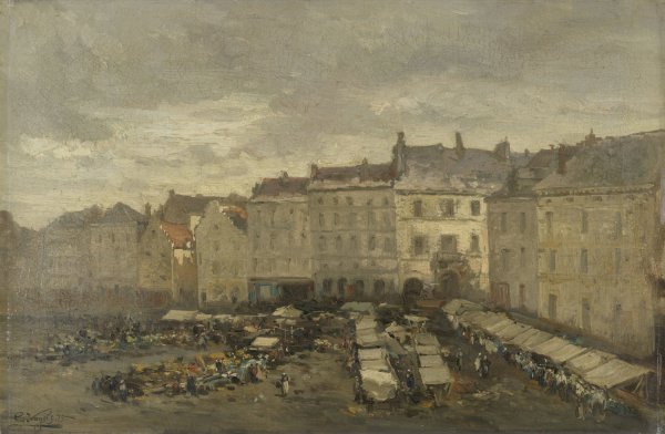Main Product Photo of The Grote Zavel  Painting by Guillaume Vogels