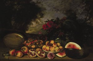 Bountiful Fruit by Gumersindo Diaz Oil Painting