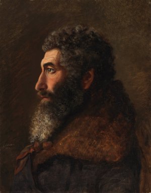 Portrait Of A Jewish Man by Gunnar Berndtson Oil Painting