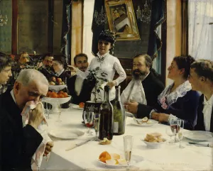 The Bride's Song by Gunnar Berndtson Oil Painting