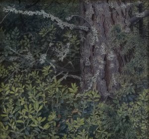 Foliage by Gustaf Fjaestad Oil Painting
