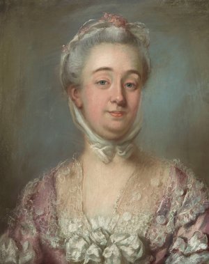 Juliana Elisabet KOnig by Gustaf Lundberg Oil Painting