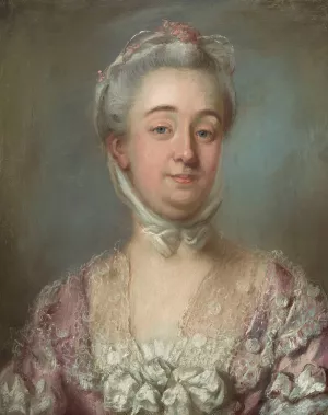Juliana Elisabet KOnig by Gustaf Lundberg Oil Painting