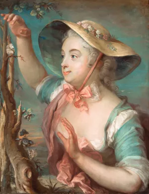 Juliana Henck by Gustaf Lundberg Oil Painting