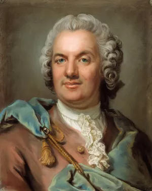 The Philologist And The Counsellor Of Secretary Johan Ihre by Gustaf Lundberg Oil Painting