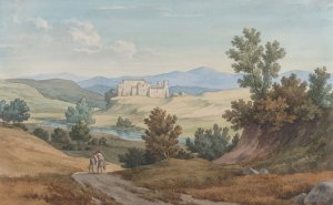 The Villa Pasino Oil painting by Gustaf Wilhelm Palm