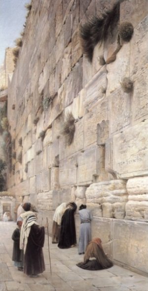 Lament of the Faithful at the Wailing Wall, Jerusalem