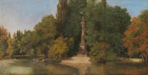 Auf der Gauernitzer Elbinsel by Gustav Friedrich Papperitz Oil Painting