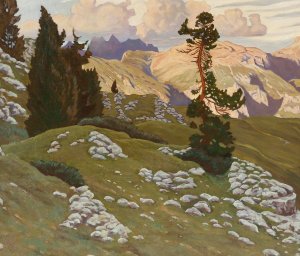 Kopie Stevia by Gustav Jahn Oil Painting