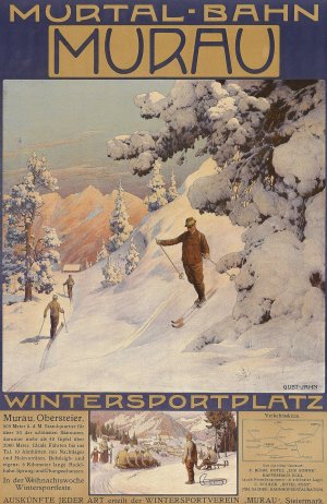 Murtal-Bahn by Gustav Jahn Oil Painting