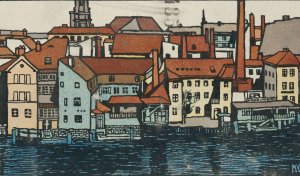 From Old Berlin on the Schiffbauerdamm by Gustav Kalhammer Oil Painting