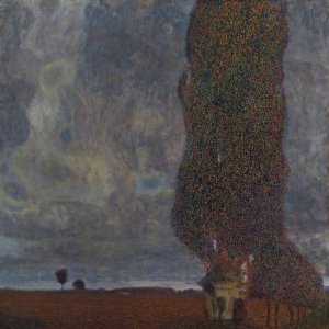 Approaching Thunderstorm by Gustav Klimt Oil Painting