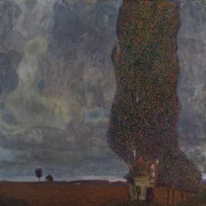 Approaching Thunderstorm by Gustav Klimt Oil Painting