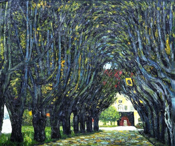 Main Product Photo of Avenue in Schloss Kammer Park Painting by Gustav Klimt