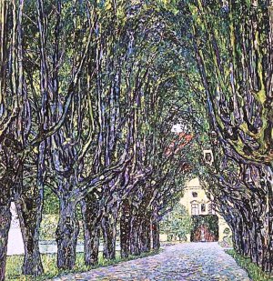 Avenue in the Park of Krammer Castle by Gustav Klimt Oil Painting