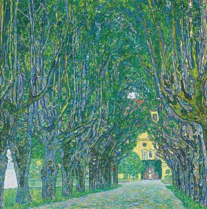 Avenue to the Kammer Castle by Gustav Klimt Oil Painting