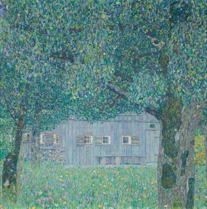 Bauernhaus in Buchberg by Gustav Klimt Oil Painting