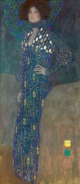 Bildnis Emilie FlOge by Gustav Klimt Oil Painting