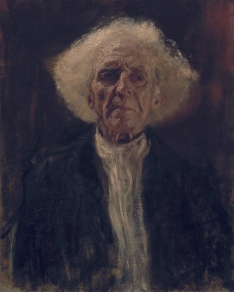 Blind Man  by Gustav Klimt - Hand-Painted Oil Painting Reproduction