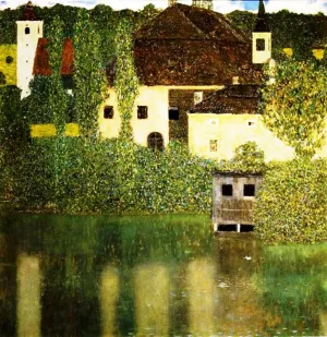 Castle on the Water by Gustav Klimt Oil Painting