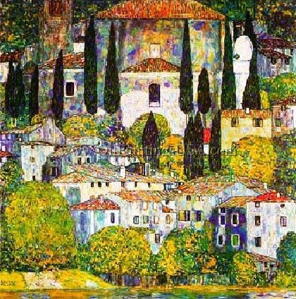 Main Product Photo of Chiesa a Cassone Painting by Gustav Klimt