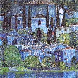 Church in Cassone by Gustav Klimt Oil Painting