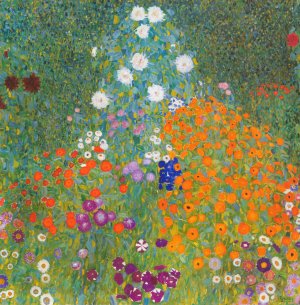 Cottage Garden by Gustav Klimt Oil Painting