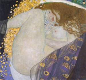 Danae by Gustav Klimt Oil Painting