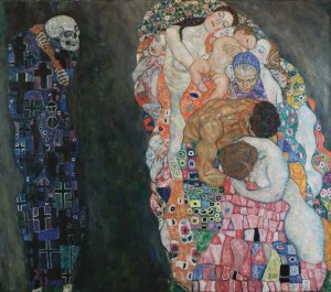 Death and Life by Gustav Klimt Oil Painting