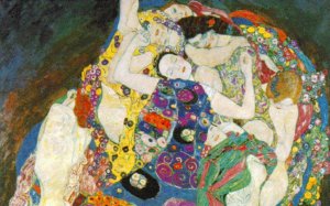 Die Jungfrau Oil painting by Gustav Klimt