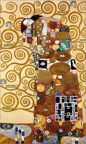 Fulfillment by Gustav Klimt - Hand-Painted Oil Painting Reproduction