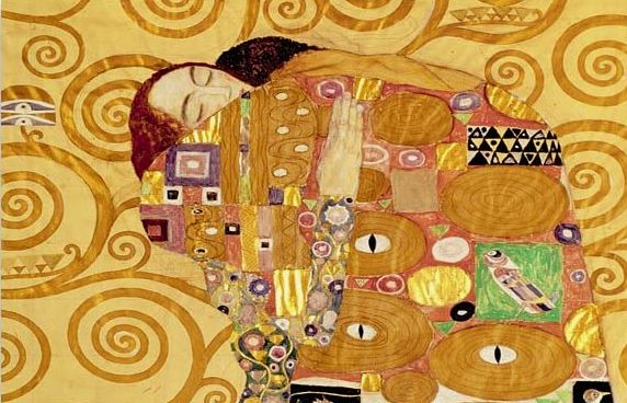 Main Product Photo of Fulfillment (Detail) Painting by Gustav Klimt