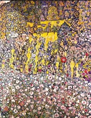 Horticultural Landscape with a Hilltop by Gustav Klimt - Oil Painting Reproduction