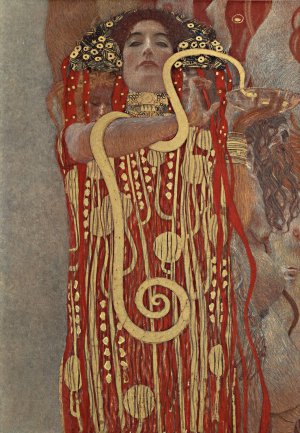 Hygieia by Gustav Klimt Oil Painting