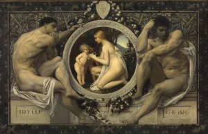 Idylle by Gustav Klimt Oil Painting