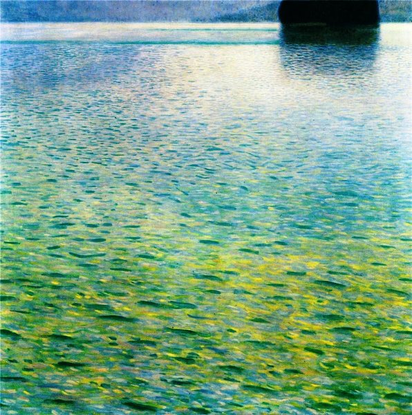 Main Product Photo of Island in the Attersee Painting by Gustav Klimt